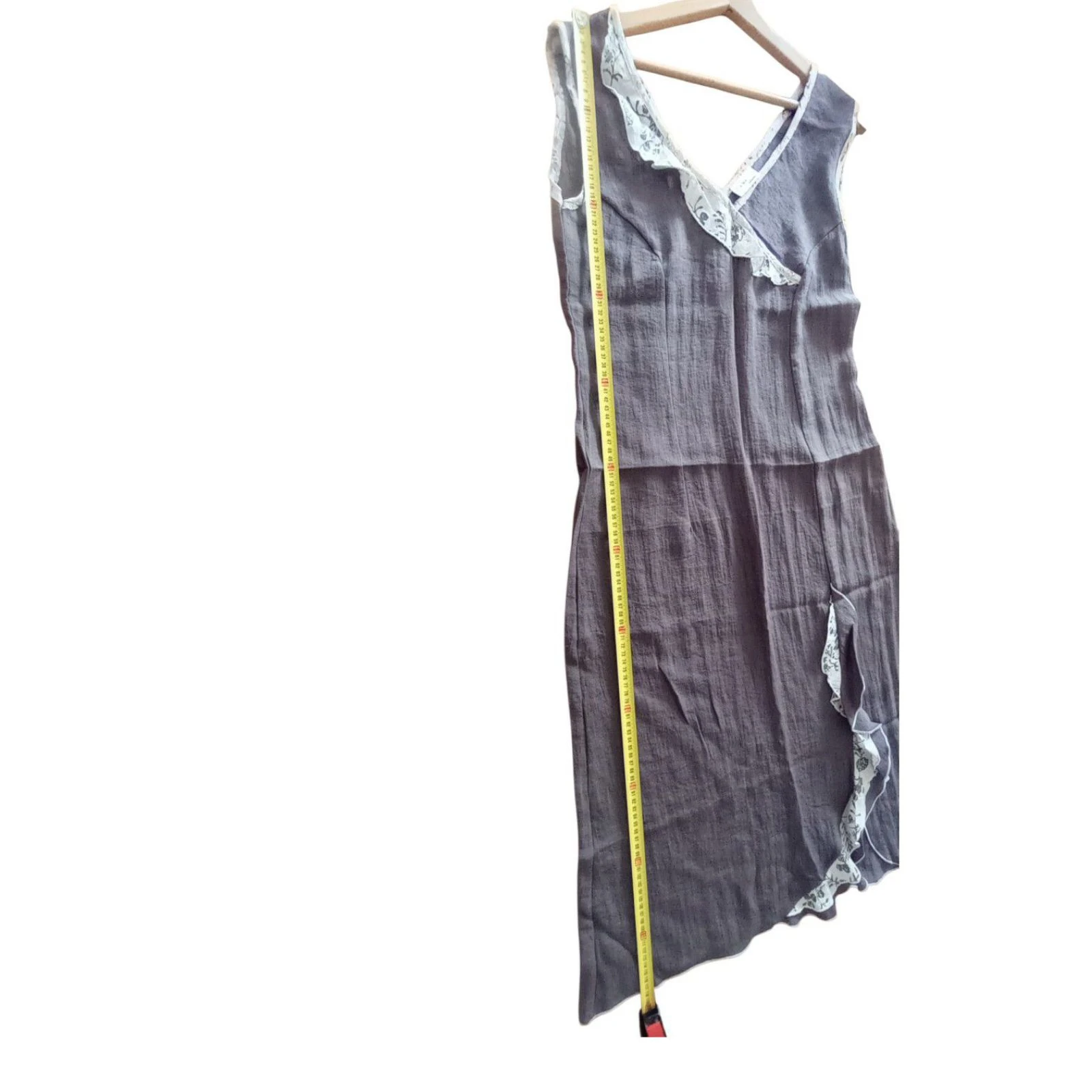 Taupe jurk maat 36 in zeer goede staat – photo 4